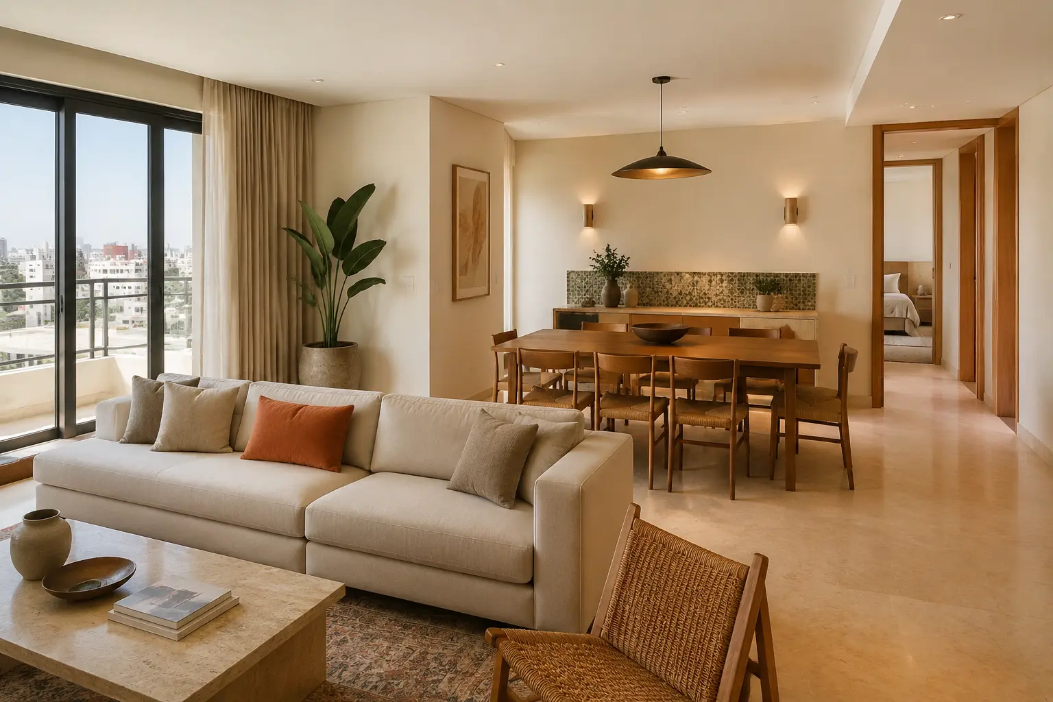 Appartement lumineux et raffiné